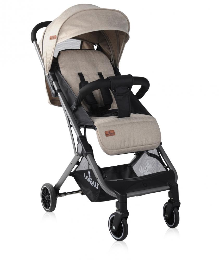 Carucior fiona cu geanta de transport inclusa dark beige