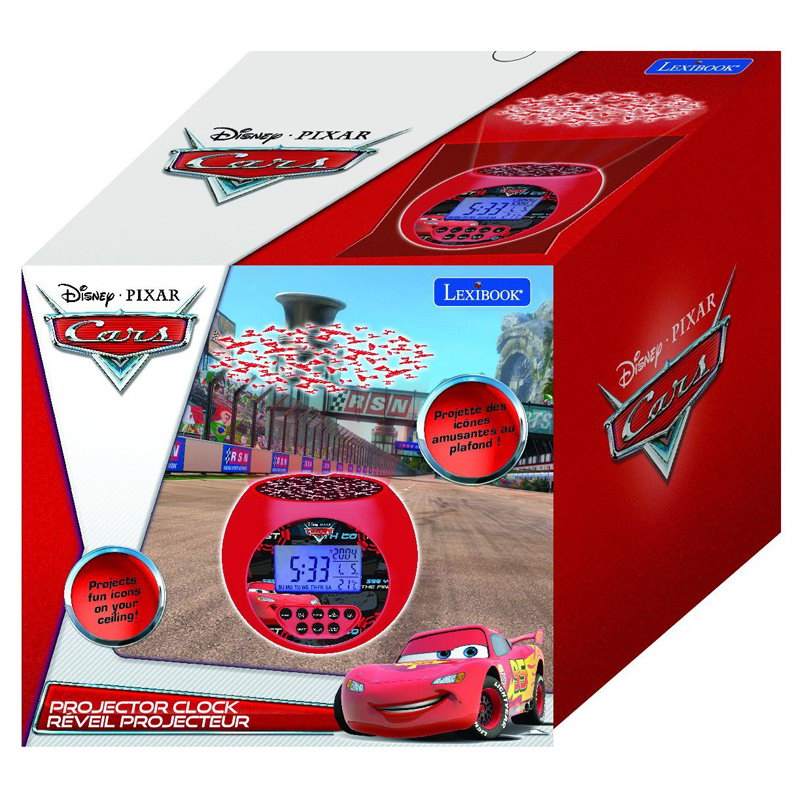 Ceas digital cu priectie disney cars