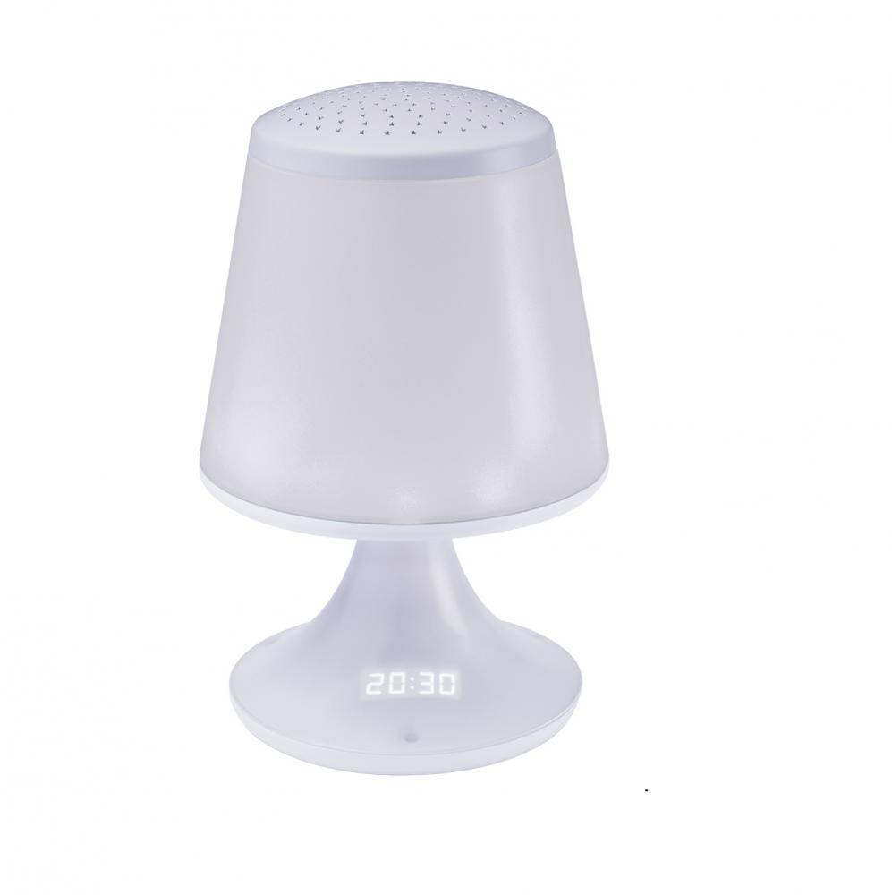 Ceas digital cu radio si veioza multicolora luminous bigben