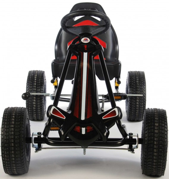 Go Kart Racing cu pedale si anvelope pneumatice Volare