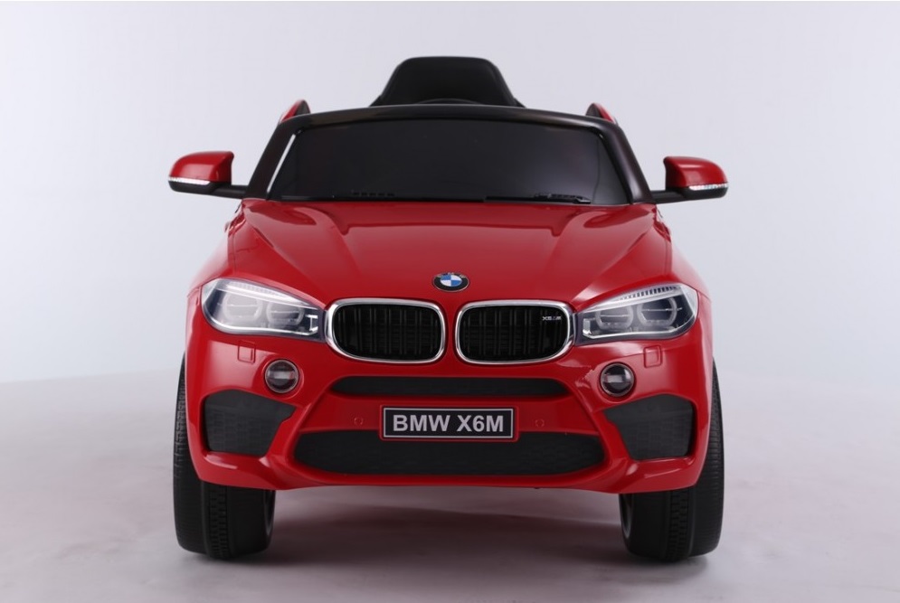 Masinuta electrica cu telecomanda si roti din cauciuc BMW X6M Red Masinute electrice imagine 2022