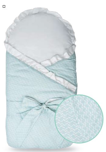 Sac de dormit pentru nou-nascuti deluxe mint 65cm