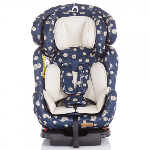 Scaun auto chipolino campo 0-36 kg dots beige cu sistem isofix