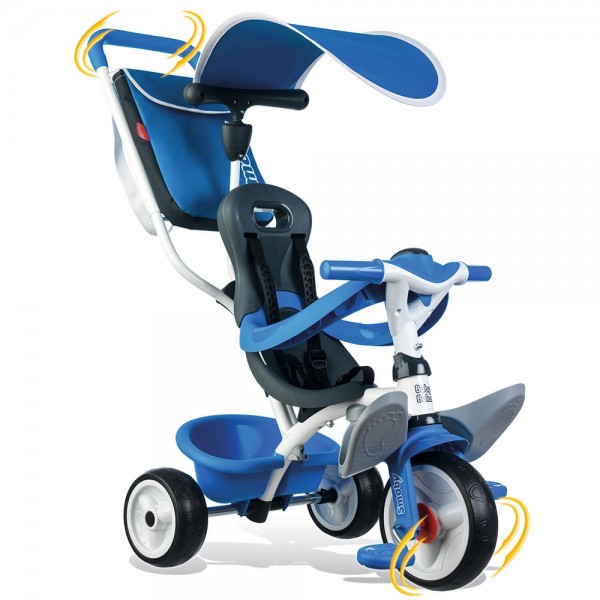 Tricicleta Smoby Baby Balade blue nichiduta.ro imagine noua responsabilitatesociala.ro