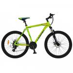 Bicicleta MTB-HT 26 Carpat Explorer C2656C cadru aluminiu verde/albastru