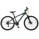Bicicleta MTB-HT 26 Carpat Kaiser C2650A cadru otel negru/albastru