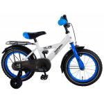 Bicicleta Volare pentru baieti 14 inch Thombike Alb cu Albastru