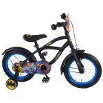 Bicicleta Volare pentru baieti 14 inch cu roti ajutatoare Batman