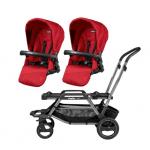 Carucior Duette Piroet Sportivo Peg Perego Geo Red