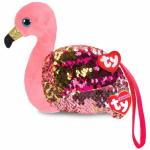 Geanta mana cu paiete flamingo Gilda Ty