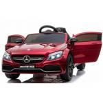 Masinuta electrica cu roti din cauciuc Mercedes Benz C63s Red