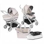 Pachet economic carucior Chicco Duo Love Up cu balansoar pentru landou Beige 0luni+