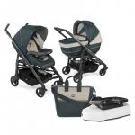 Pachet economic carucior Chicco Duo Love Up cu balansoar pentru landou Wood 0luni+