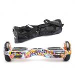 Scooter Electric Hoverboard Freewheel Complete Graffiti Albastru + Husa Cadou
