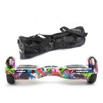 Scooter Electric Hoverboard Freewheel Complete Graffiti Mov + Husa Cadou