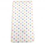 Set de 2 cearsafuri din finet pt pat de 140x70 cm cu elastic pe colturi