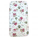 Set de 2 cearsafuri din finet pt pat de 140x70 cm cu elastic pe colturi