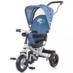 Tricicleta cu copertina si sezut reversibil Chipolino MaxRide jeans