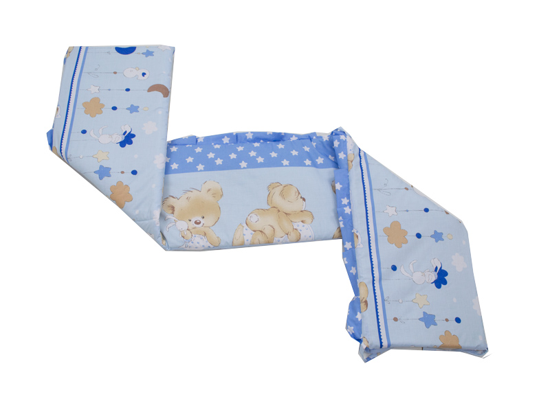 Aparatoare laterala teddy hug blue m2 120x60