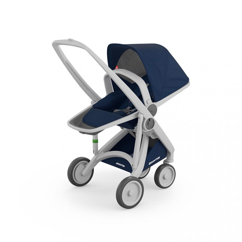 Carucior 2 In 1 100 Ecologic Grey Blue - 1 | YEO