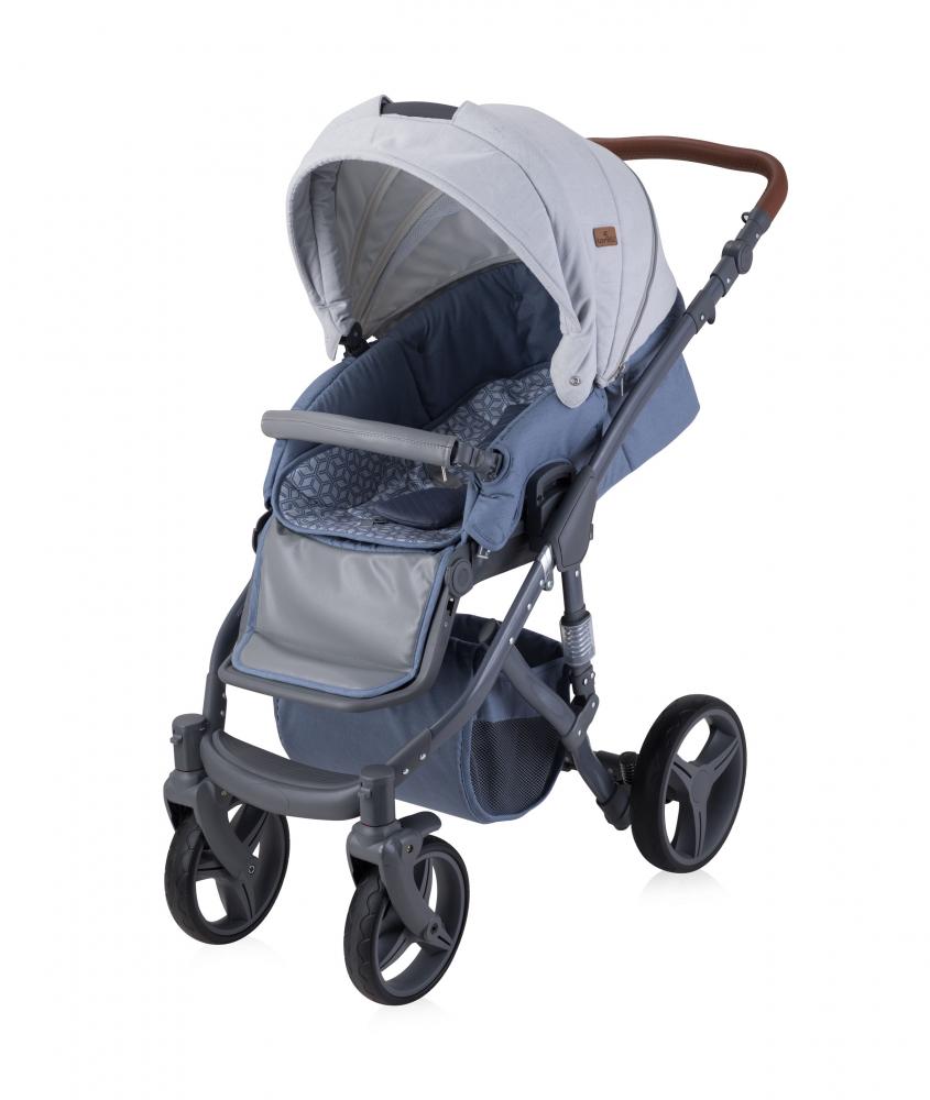 Carucior 2 in 1 rimini grey rhombs