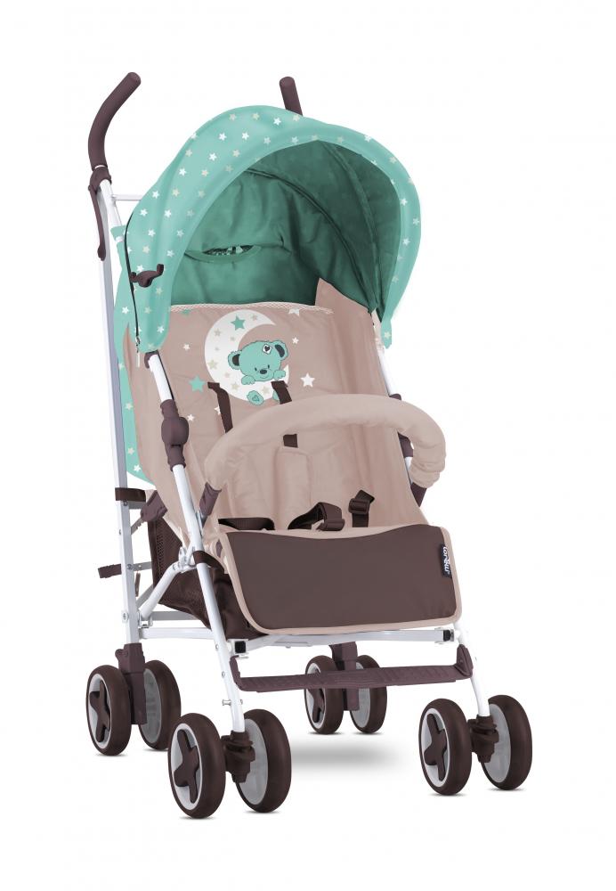 Carucior sport Ida cu husa de picioare Green Beige Moon Bear