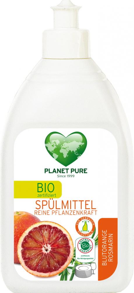 Detergent bio pentru vase portocale rosii si rozmarin Planet Pure 510ml