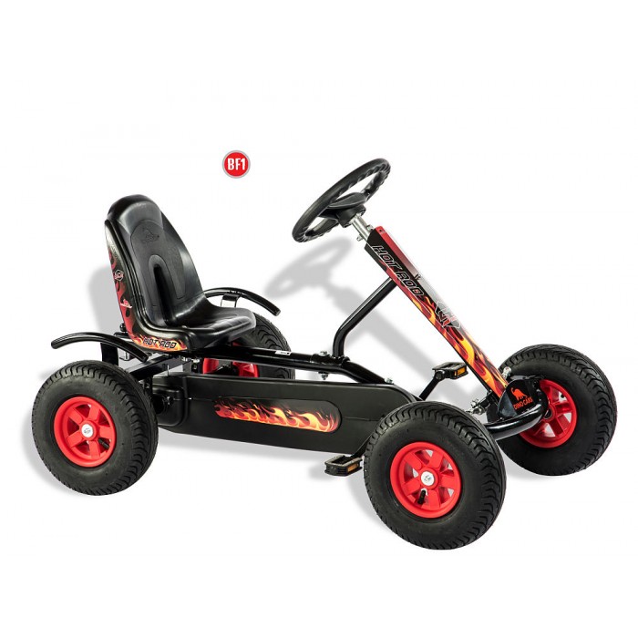 Kart cu pedale Junior Hot Rod BF1 negru - 2