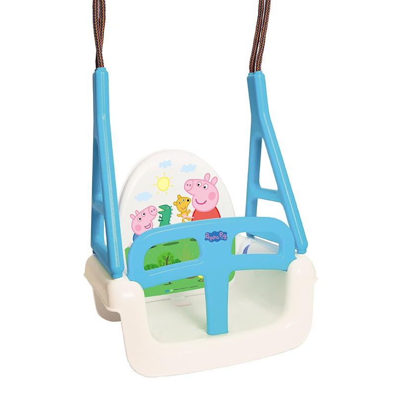 Leagan multifunctional 3 in 1 peppa pig albastru