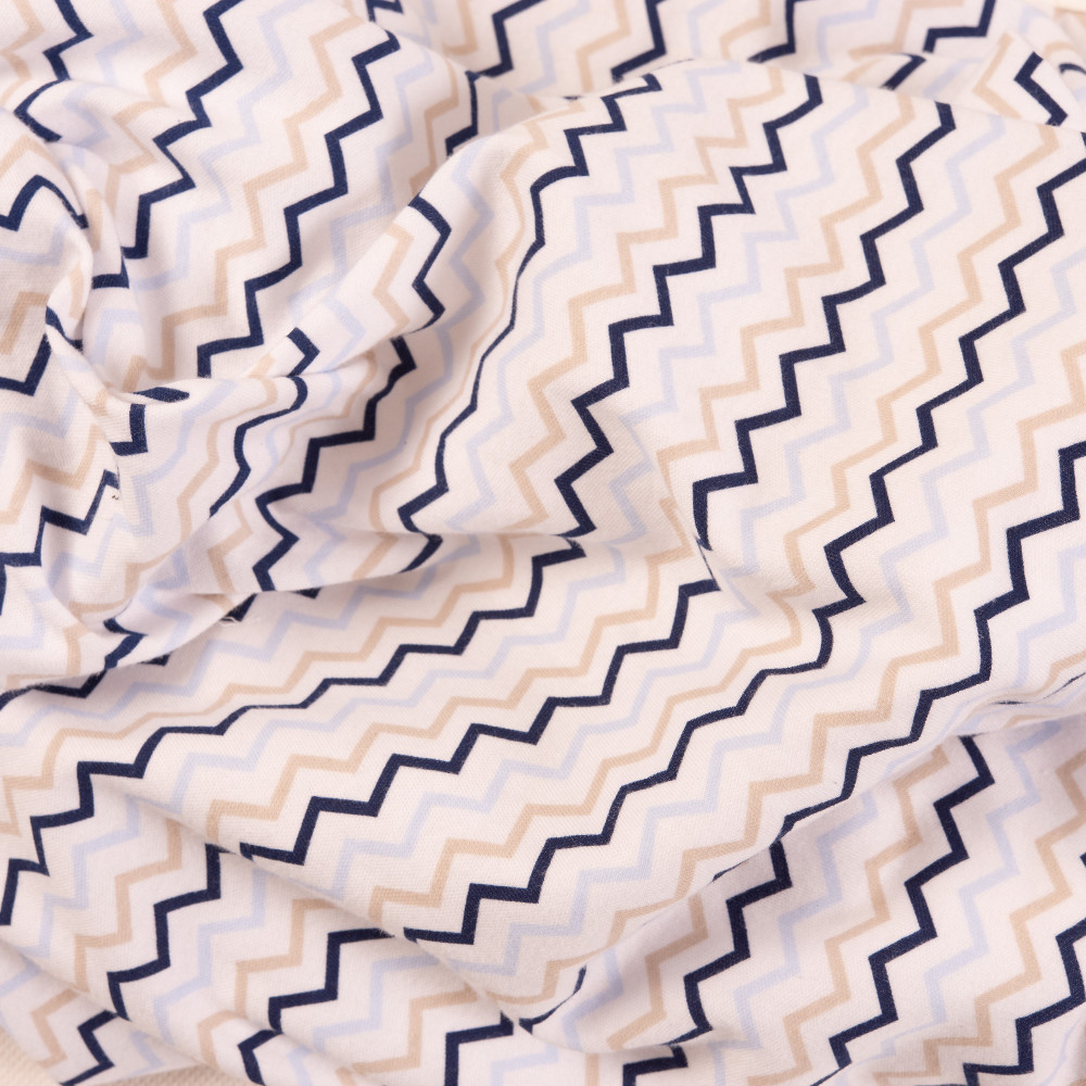 Paturica cu doua fete bambus si bumbac bamboo waves b05