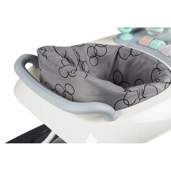 Premergator educational ecotoys gri cu alb