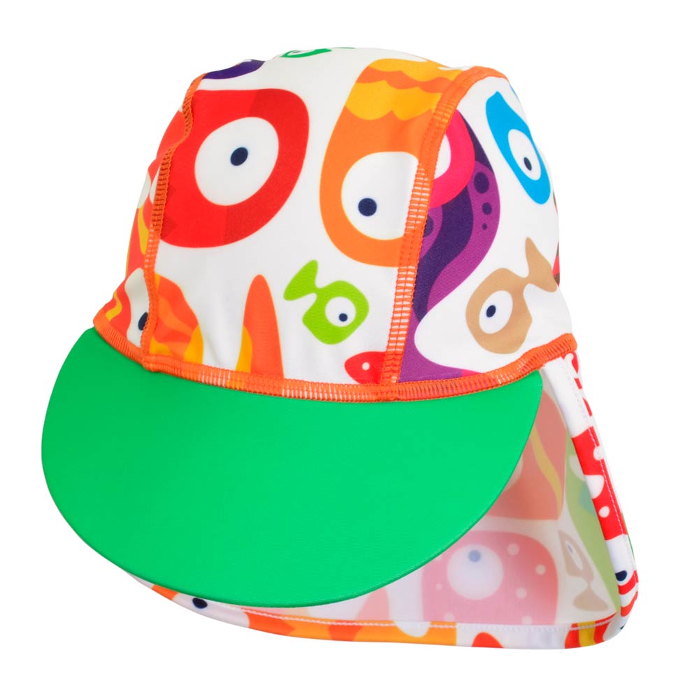 Sapca Funny Fish 0-1 ani protectie UV Swimpy