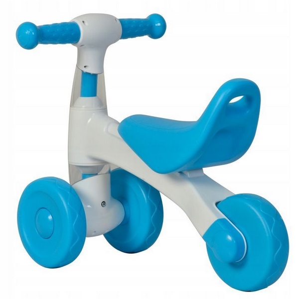 Tricicleta fara pedale Ecotoys albastru Ecotoys
