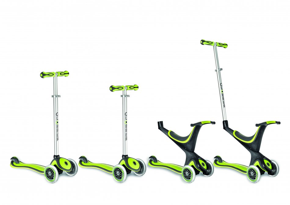 Trotineta my free 5 in 1 lights verde