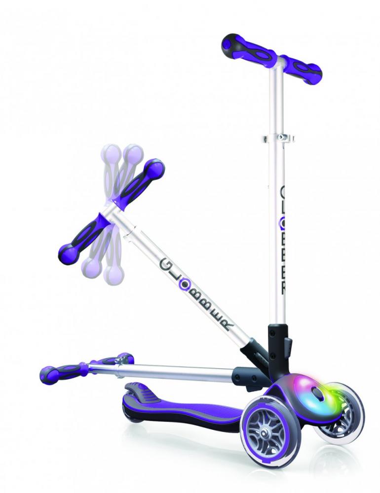 Trotineta reglabila my free elite lights violet