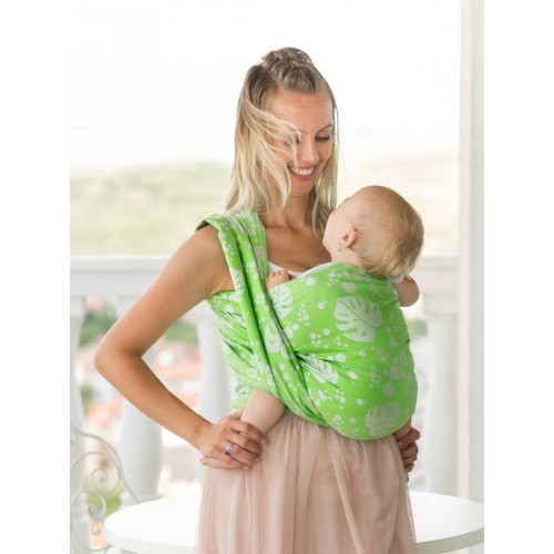 Wrap tesut isara bumbac organic philodendra 3