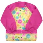 Bavetica multifunctionala cu maneci lungi Green Sprouts Yellow Bee 12-24 luni