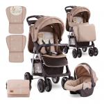 Carucior 2 in 1 Foxy cos auto inclus Beige Bear Party