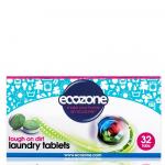 Detergent / Tablete efervescente pentru spalarea rufelor albe si colorate Ecozone 32 buc