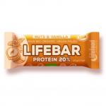 Lifebar baton proteic cu nuci si vanilie raw bio 47g