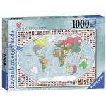 Puzzle Harta politica a lumii II 1000 piese