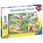 Puzzle Ravensburger Tales and Legends 3x49 piese