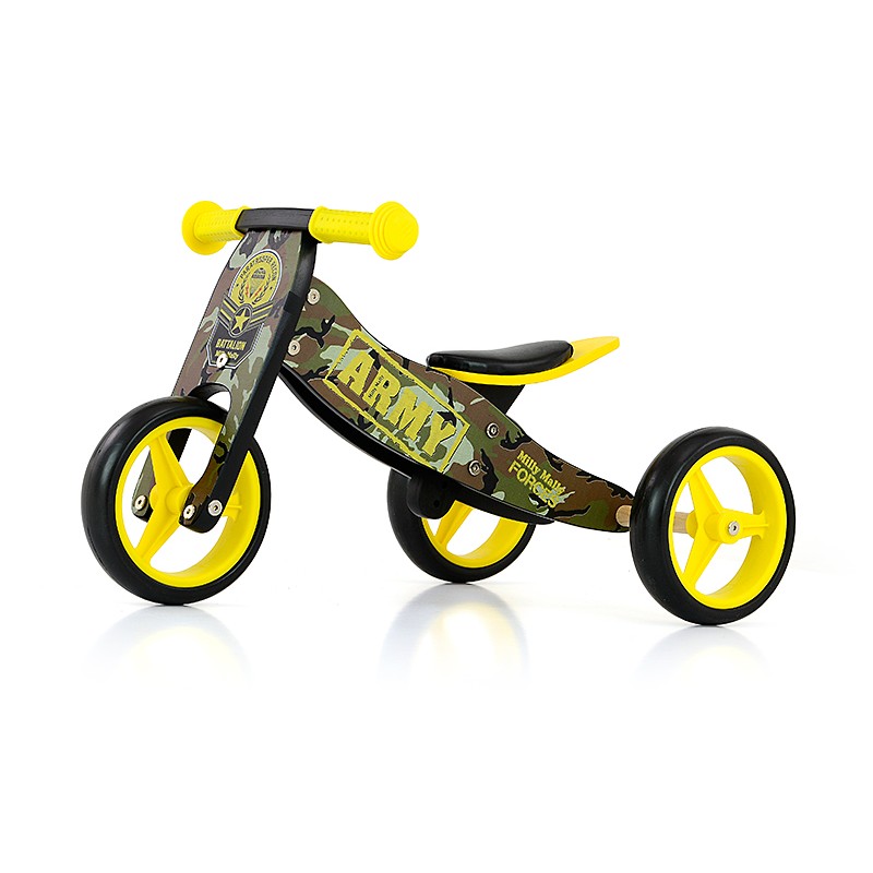 Bicicleta multifunctionala 2 in 1 jake army