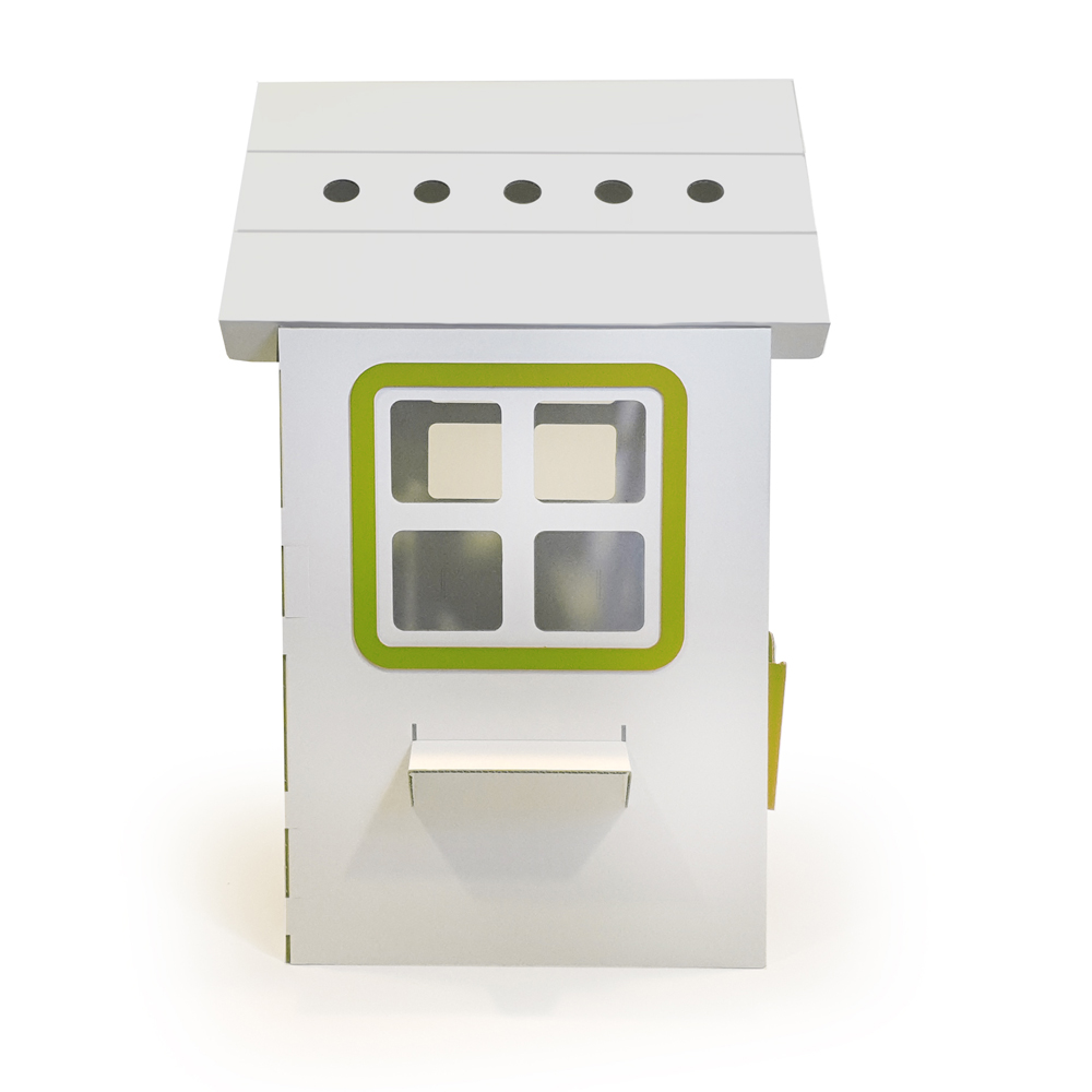 Casuta din carton prima casa green