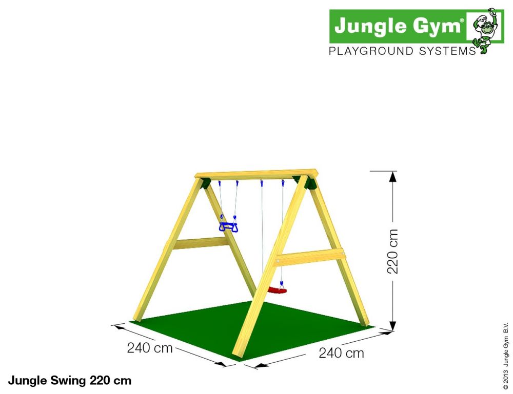 Loc de joaca Jungle Gym Swing imagine