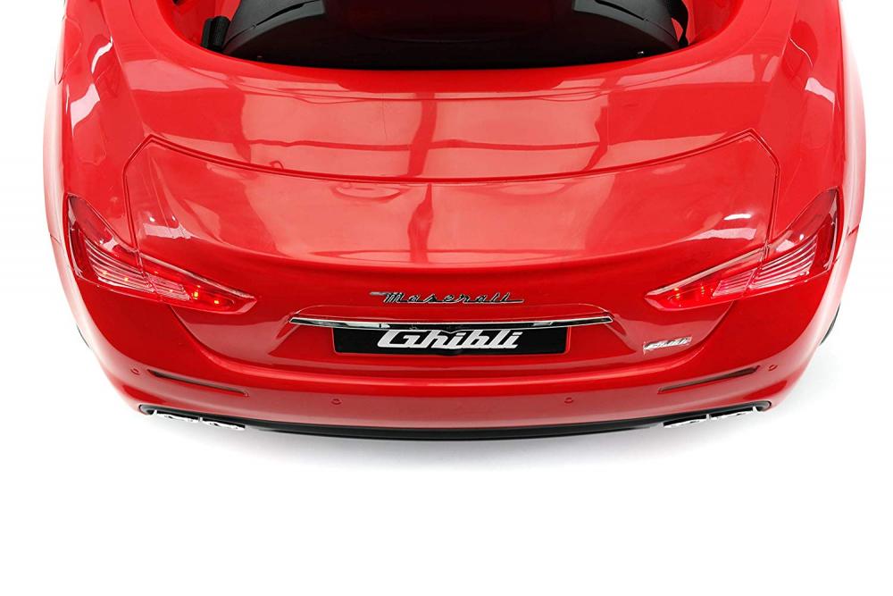 Masinuta electrica Maserati Ghibli cu roti din cauciuc Red - 8