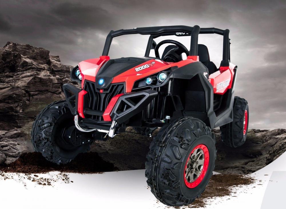 Masinuta electrica cu telecomanda Xtreme Jumper 4x4 UTV-MX Red - 1