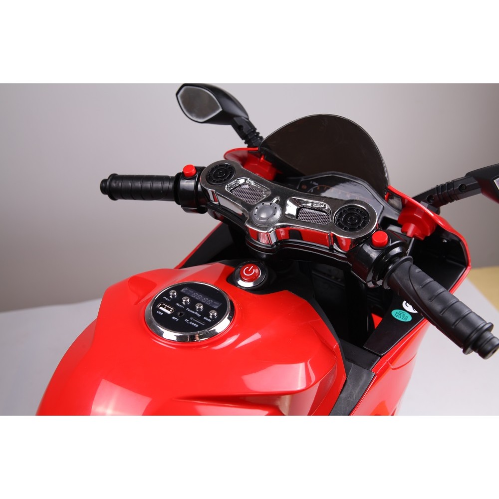 Motocicleta electrica pentru copii SX1628 12V rosu - 4