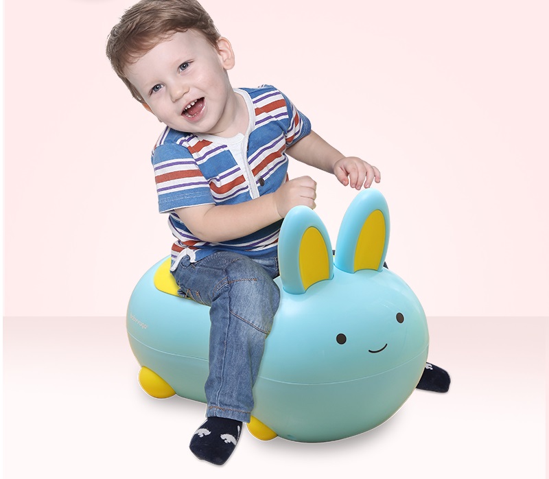 Olita pentru copii Little Mom Rabbit Blue - 3 | YEO