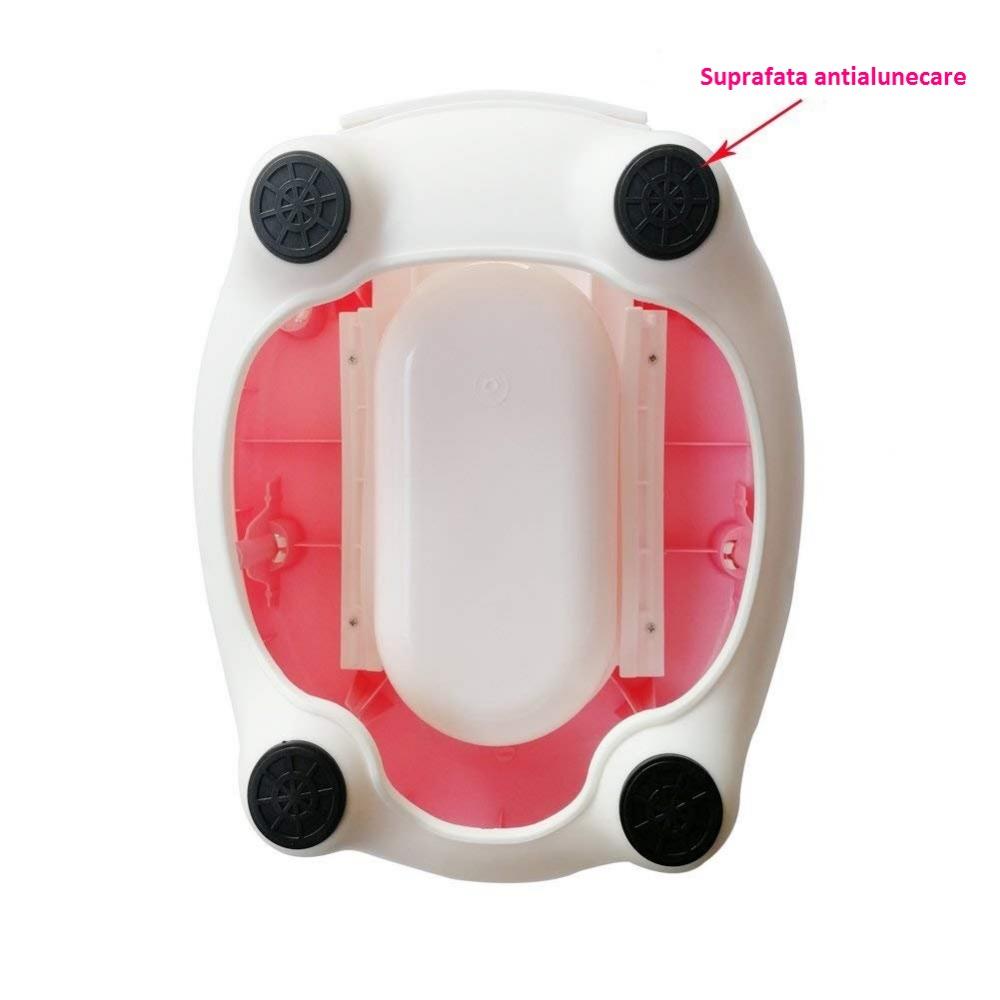 Olita educationala cu manere Little Mom Cow Potty Pink - 2 | YEO